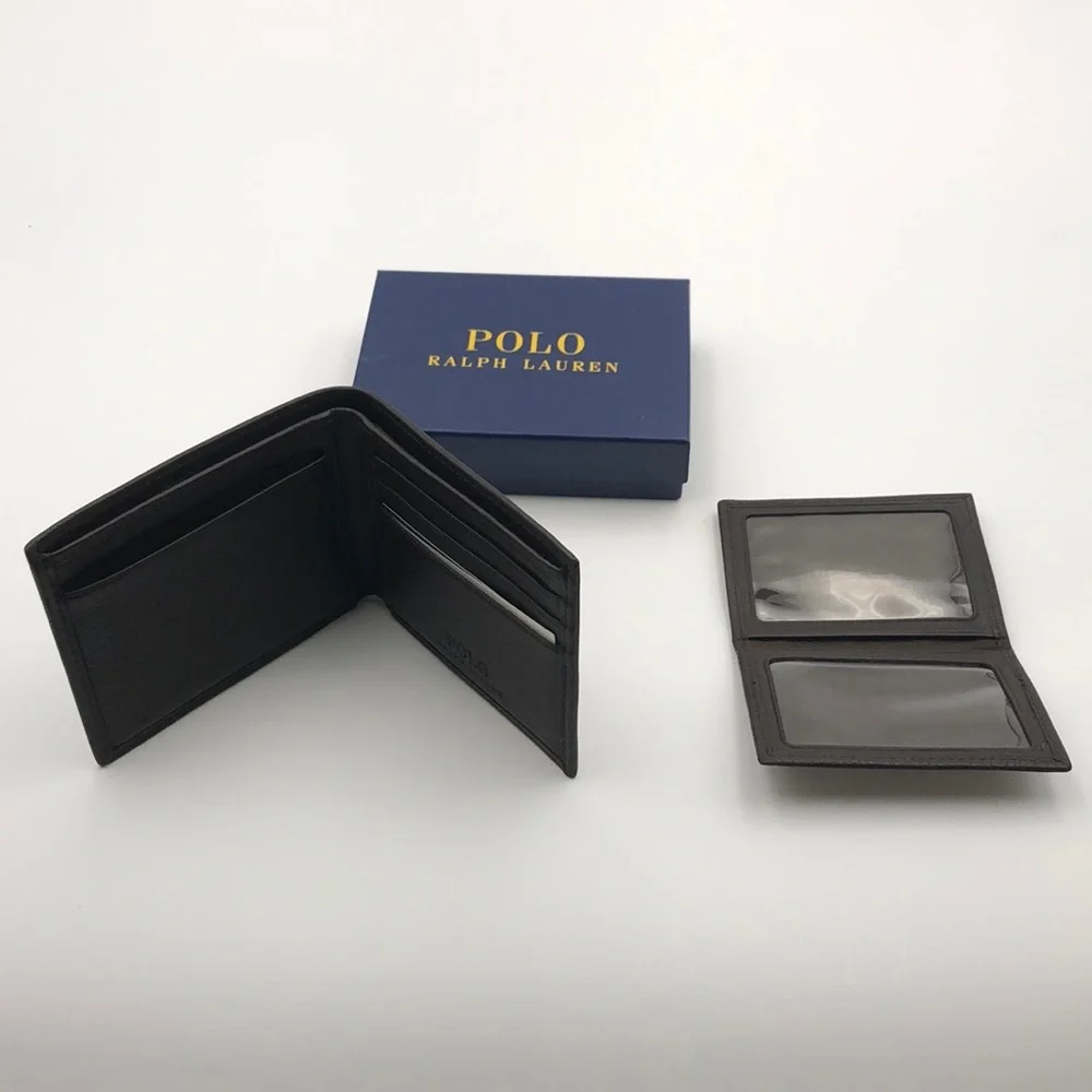 Polo Ralph Lauren Burnished Leather Passcase Wallet - Picture 5 of 6